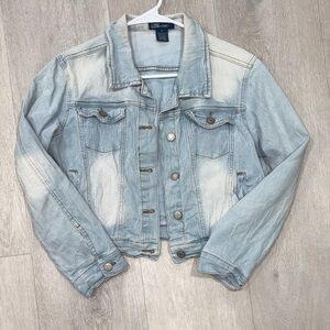 Stylish Light Blue Denim Jacket
